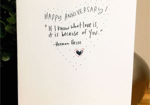 Card Messages for 1st Wedding Anniversary I Know What Love is One Year Anniversary Card for Her