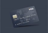 Card Name On Debit Card Photorealistic Credit Card Mockup Credit Card Design