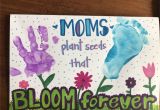 Card Paper Ka Flower Pot Mother S Day Card Handprint Flower Footprint Flower Moms