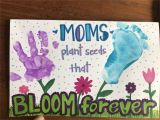 Card Paper Ka Flower Pot Mother S Day Card Handprint Flower Footprint Flower Moms