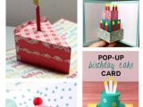 Card Pop Up Birthday Cake 19 Best Simple Pop Up Birthday Card Di 2020