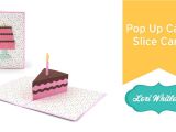 Card Pop Up Birthday Cake Pop Up Cake Slice Card Pop Up Cards Cake Slice Cake Card