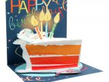 Card Pop Up Birthday Cake Up with Paper Everyday Pop Up Greeting Card 5 1 4 X 5 1 4 Big Slice Of Cake Item 8142061