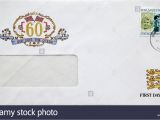Card Queen 60 Wedding Anniversary Stamp Queen Elizabeth Ii Stockfotos Stamp Queen Elizabeth