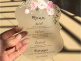 Card Sample for Marriage Invitation Customized Sample Set Rustic Water Color Style 5x7inch
