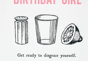 Card Sayings for 21st Birthday Birthday Girl Get Ready to Disgrace Yourself Card Happy