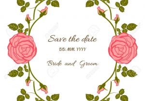 Card Stock for Wedding Invitations Card Bridal Shower with Floral Background or Invitation with