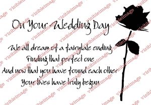 Card to My Husband On Our Wedding Day Quotes About Our Wedding Day 46 Quotes