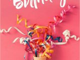 Card to Say Happy Birthday Happy Birthday Cone Confetti Streamers with Images Happy
