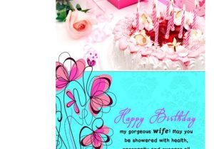 Card to Wife On Birthday Happy Birthday Wife Greeting Card