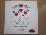 Card Verses for 30th Wedding Anniversary Details About Personalised Handmade Anniversary Engagement