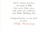Card Verses for 40th Wedding Anniversary 40th Anniversary Poems