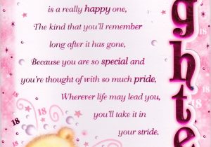 Card Verses for Daughters Wedding Step Daughter Birthday Quotes Special Birthday Poems