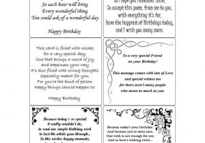 Card Verses for Handmade Cards Birthday Card Verses Card Design Template