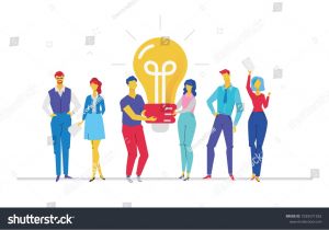 Card View Background Image android Bright Idea Flat Design Style Colorful Illustration On