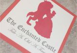 Card with Name and Photo Beauty the Beast Silhouette Table Name Card Ideen Fur