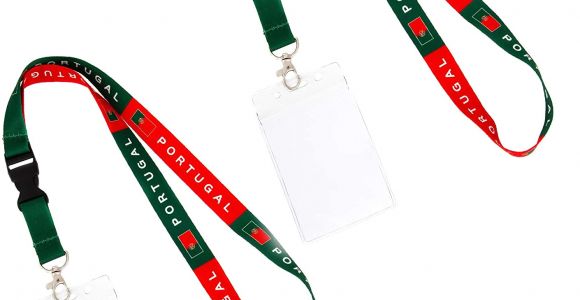 Card with Professional Details Worn On A Lanyard Amazon Com Portugal Country Flag Lanyard 2 Pack Detachable