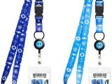 Card with Professional Details Worn On A Lanyard Cruise Lanyards Adjustable Lanyard with Retractable Reel Waterproof Id Badge Holder for All Cruises Ships Key Cards 2pack