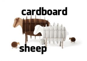 Cardboard Sheep Template Cardboard Sheep Youtube