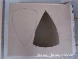 Cardboard Shield Template Make Jane Make Diy Hallowe 39 En Felt and Cardboard