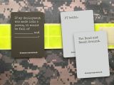 Cards Against Humanity Unique Card Operation Supply Drop to Deliver Military themed Card Game