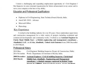 Career Objective for Civil Engineer Resume Civil Engineer Inspector