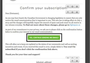Casl Email Template Segmenting Lists Casl Compliance Knowledge Base