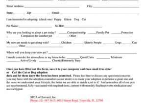 Cat Adoption Contract Template 83 Pet Adoption form Templates Free to Download In Pdf