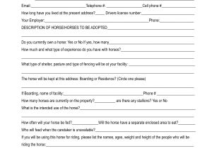 Cat Adoption Contract Template Adoption form Bindrdn Waterefficiency Co