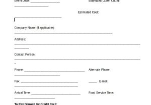 Catering Contracts Templates 33 Contract Templates Word Docs Pages Free
