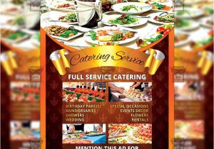 Catering Flyers Templates Free Catering Service Food A5 Flyer Template Exclsiveflyer