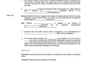 Cctv Service Contract Template 21 Simple Service Agreements Word Pdf Free Premium