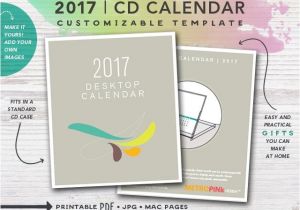 Cd Calendar Template 2017 Printable Cd Case Calendar Templates