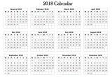 Cd Calendar Template 2018 2018 Calendar Printable Template