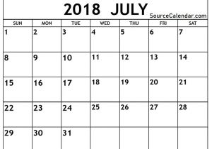 Cd Calendar Template 2018 Printable July 2018 Calendar Doc Excel Word July Calendar