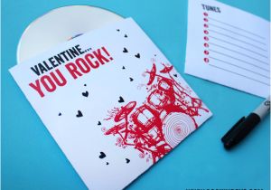 Cd Holder Template Valentine Cd Case Free Printable Rockin 39 Boys Club
