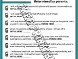 Cell Phone Contract Template Cell Phone Contract for Kids