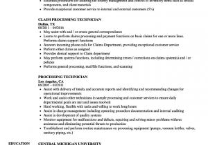 Central Service Technician Resume Sample Great Central Sterile Processing Technician Resume