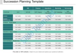 Ceo Succession Planning Template Succession Planning Template Ppt Sample Download