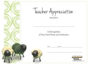 Certificate Of Appreciation for Teachers Template 5 Best Images Of Teacher Appreciation Free Printable