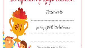 Certificate Of Appreciation for Teachers Template 9 Sample Certificates Of Appreciation Sample Templates