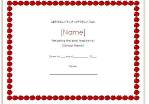 Certificate Of Appreciation for Teachers Template Free Publisher Border Templates Download Free Clip Art