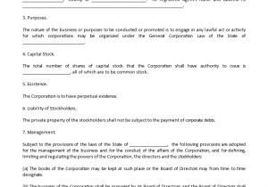 Certificate Of Incorporation Template Word Certificate Of Incorporation Templates at