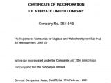 Certificate Of Incorporation Template Word Sample Certificate Incorporation Image Collections