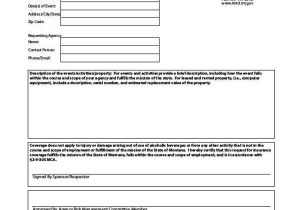 Certificate Of Insurance Request form Template Certificate form Templates