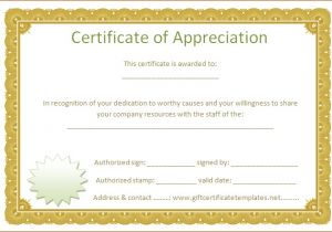 Certificate Of Partnership Template 7 Certificate Of Appreciation Templates Bookletemplate org