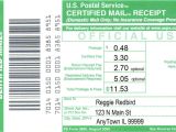 Certified Mail Receipt Template Certified Mail Information