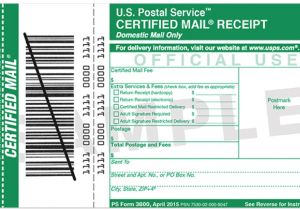 Certified Mail Receipt Template Mail Services Print Mail Services Texas State University