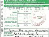 Certified Mail Receipt Template Return Receipt Letter Viqoo Club