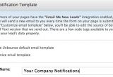 Change Of Email Address Template Lead Notification and Communication Documentation
